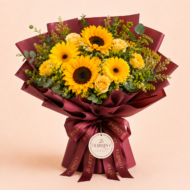 Golden Vow Sunflower Bouquet