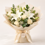 Ivory Lily Wishes Flower Bouquet