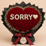Sorry Heart - 100 Red Roses Bouquet