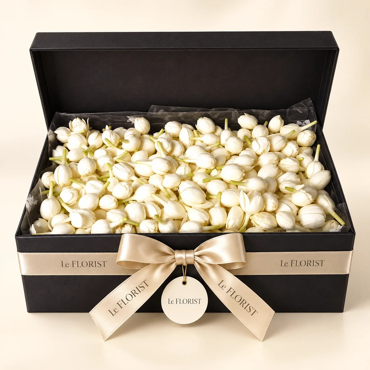 Beli Treasure – Fresh Jasmine Luxury Box by Le Florist, flower delivery in Dhaka