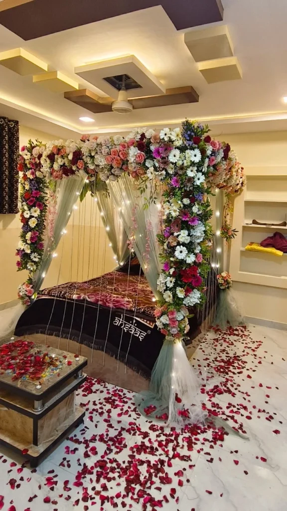 Garden Bloom mixed fresh flower bashor ghor decoration in Dhaka by Le Florist