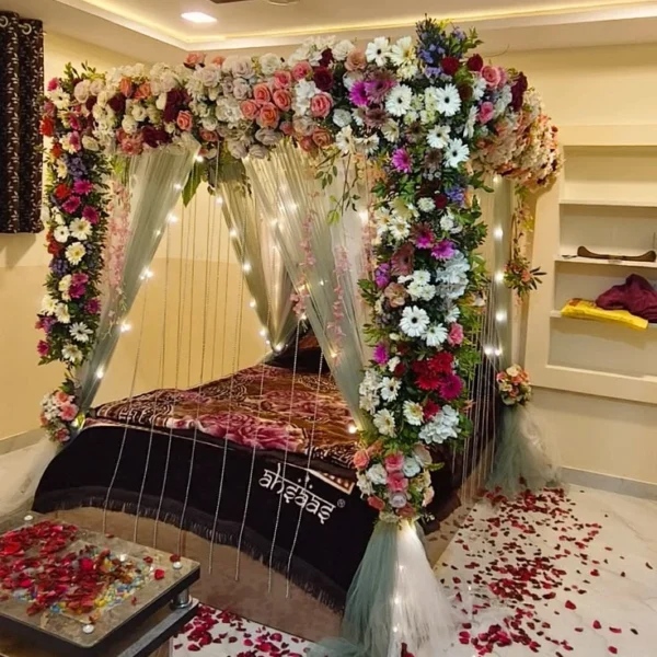 Garden Bloom mixed fresh flower bashor ghor decoration in Dhaka by Le Florist